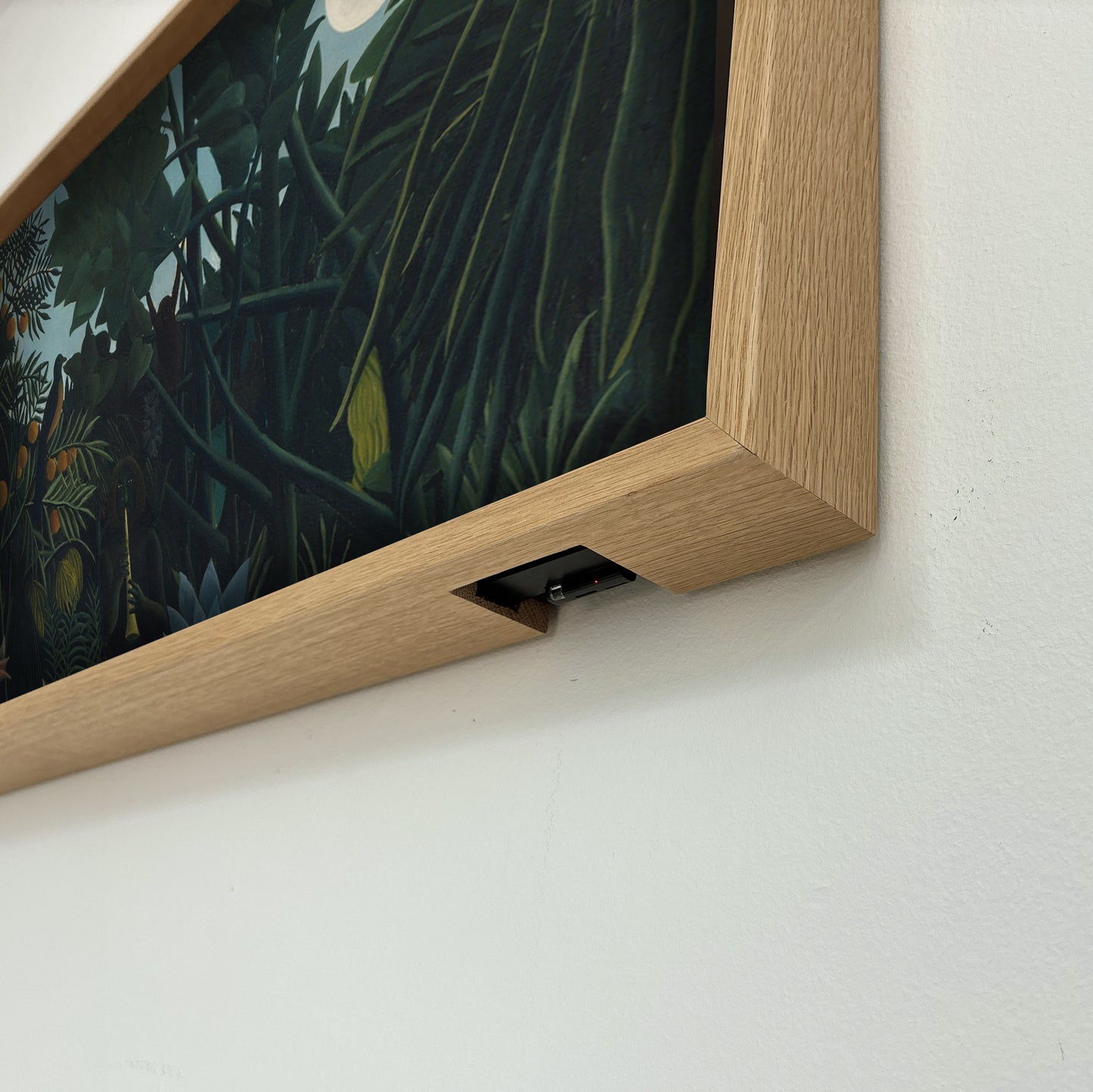 Mid Century Hardwood Bezel for The Frame TV