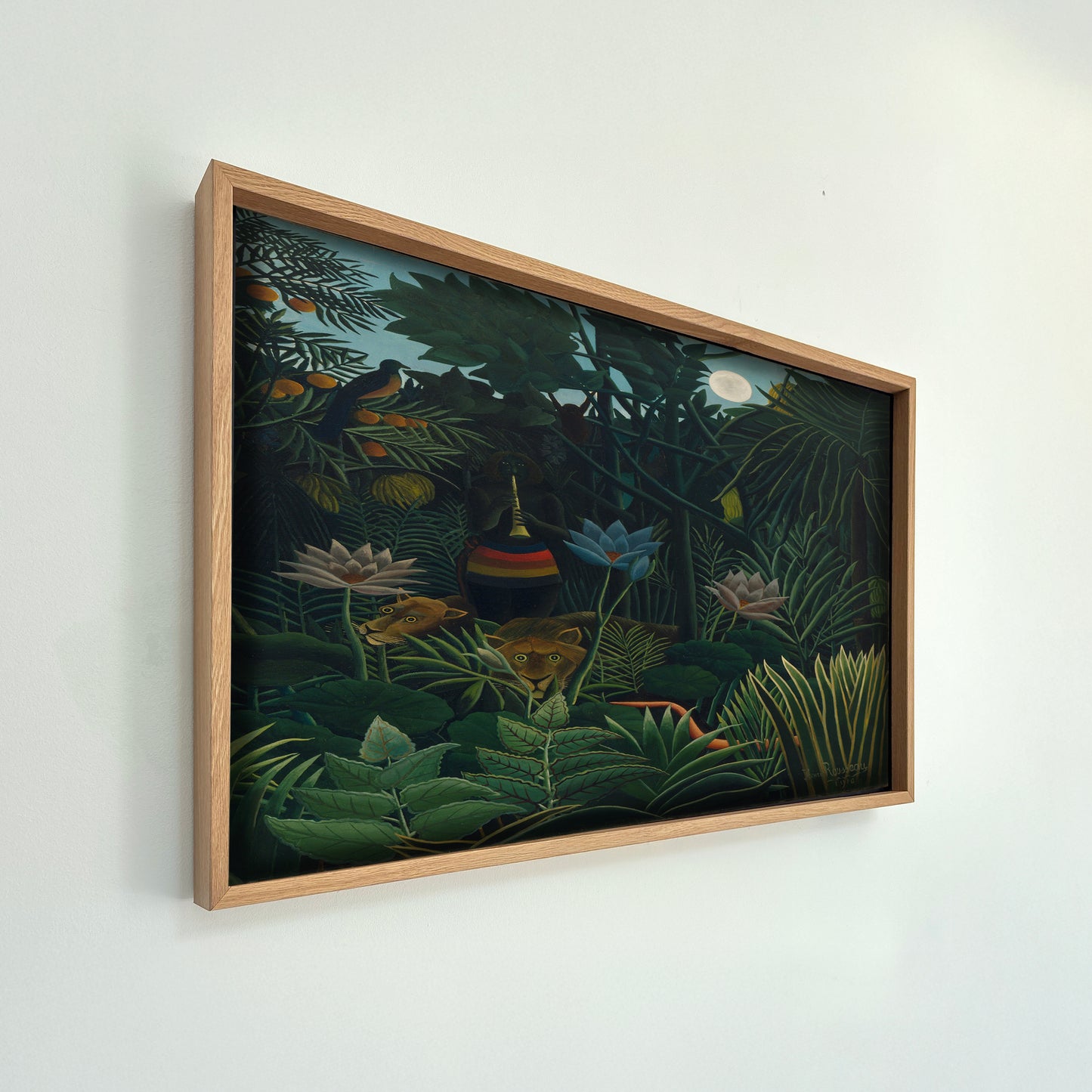 Mid Century Hardwood Bezel for The Frame TV