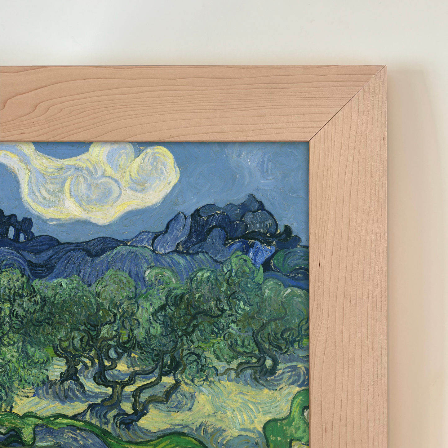 Classic Wide Hardwood Bezel for The Frame TV