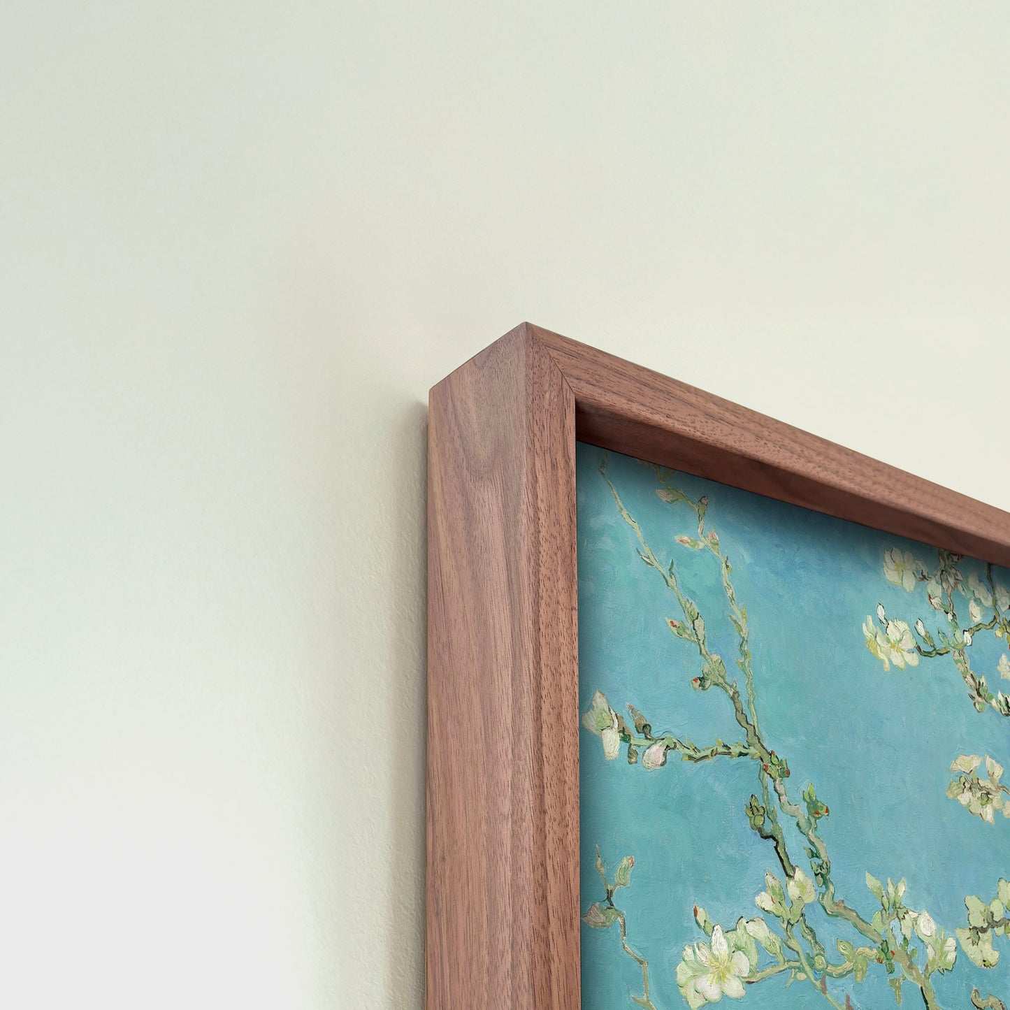 Mid Century Hardwood Bezel for The Frame TV