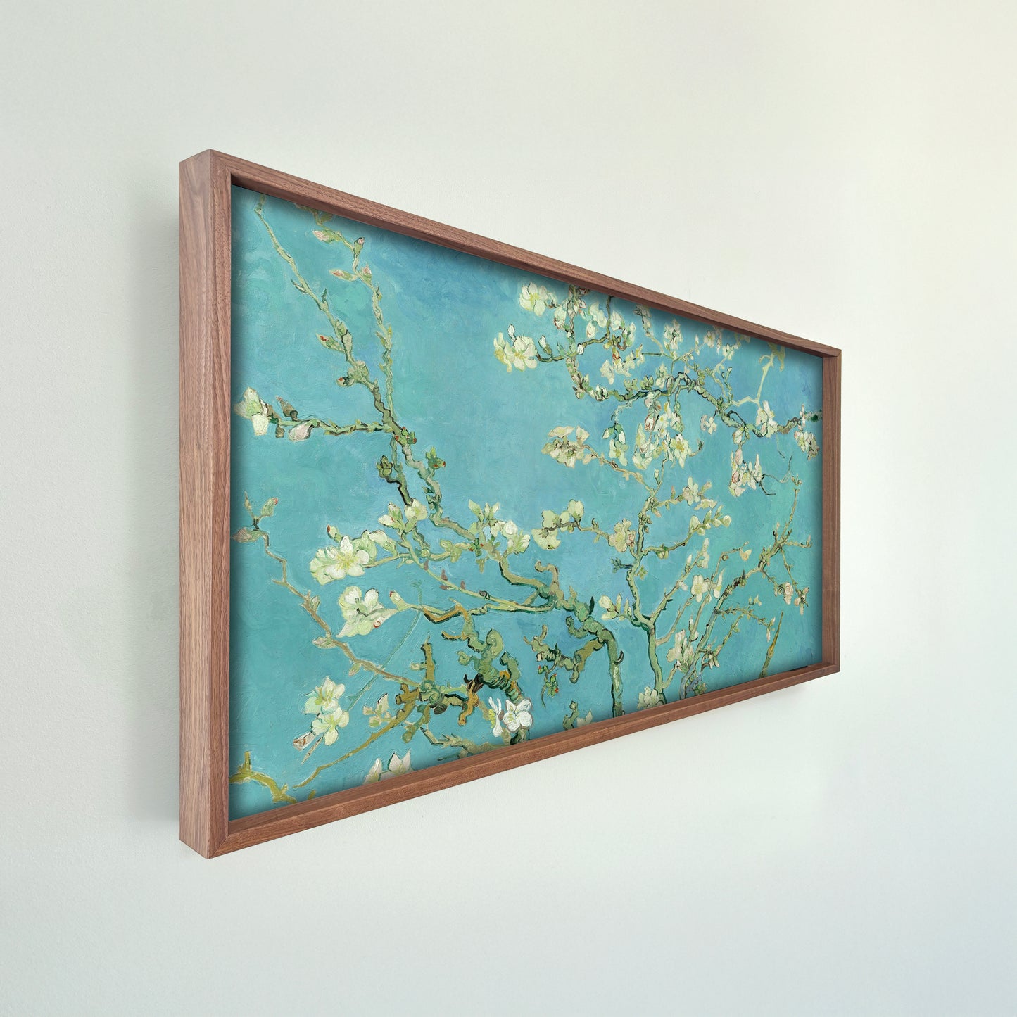 Mid Century Hardwood Bezel for The Frame TV