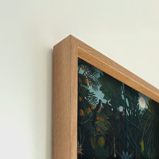 Mid Century Hardwood Bezel for The Frame TV